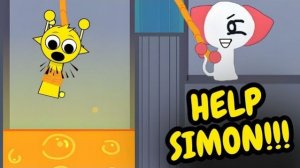 СПРУНКИ: НОВАЯ СУПЕРЗАХВАТЫВАЮЩАЯ ИГРА!! ПОМОГИТЕ САЙМОНУ! Sprunki GamePlay РЕАКЦИЯ