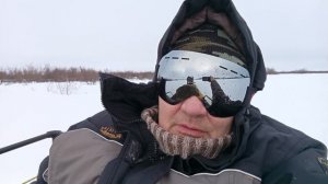 На снегоходе домой