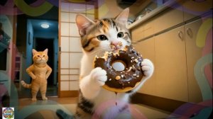 Секретное возвращение: как папа-кот пробрался домой на Рождество | Согревающая зимняя сказка