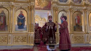 МИТРОПОЛИТ ИГНАТИЙ СОВЕРШИЛ БОЖЕСТВЕННУЮ ЛИТУРГИЮ В ПОКРОВСКОМ СОБОРЕ Г. САРАТОВА (22.03.2026)