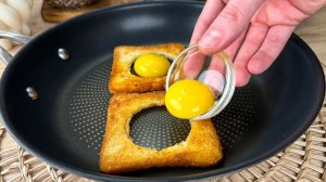 Просто разбиваю яйца на хлеб — и получается завтрак, который семья просит снова и снова