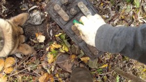 Осенний поиск металла.Интересная старая находка.