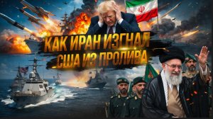 ⚡️Иран Унизил Пятый флот США и Трмпа. Иран отправил в бегство суперкорабли в проливе