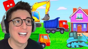 Машины строители Мультик про машинки