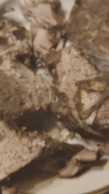 Запечённый кусочек мяса на ужин