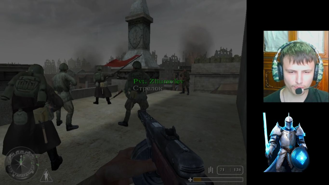 тёмный рыцарь 1 часть. Call of Duty начал проходить дополнение 1 части прошёл 2 ур. 6 серия.