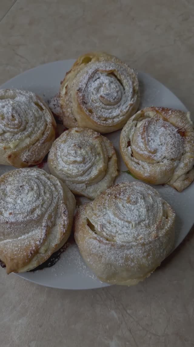 Булочки с творогом