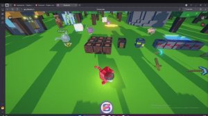 самый лутший который есть в блоксели майнкрафт от D PlAY:3