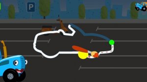 Синий трактор для малышей