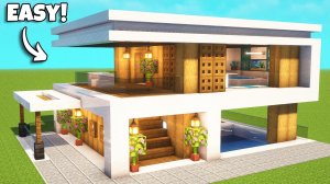 Minecraft best Modern House⚒️#MiFAnd#