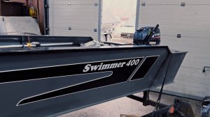 У нас не совсем обычный гость. Лодка Swimmer 400 ПНД