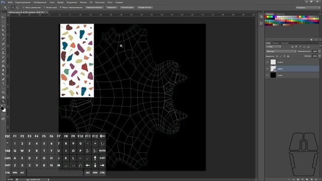 Скалодром - развертка