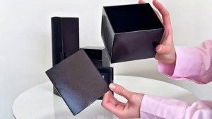 Обзор чёрных текстурных глянцевых коробок GLSBOX