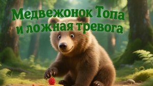 Медвежонок Топа и ложная тревога. Мультик - сказка 🎈