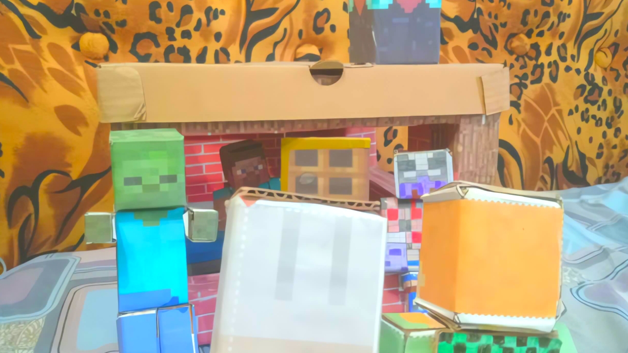 бумажный Майнкрафт 2 сезон 34 серия новая дружба