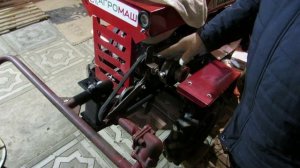 МТ-110 и роторная косилка.