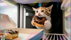 Мама-кошка упала с лестницы, а двое котят стали ее ГЕРОЯМИ — трогательная история