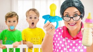 👩🦰💕 СТРАННАЯ НЯНЯ ДЛЯ ДЕТЕЙ | История про дружбу и уважение | Поучительное видео