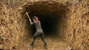 200 дней строительства укрытия под землёй, выживание бушкрафт.