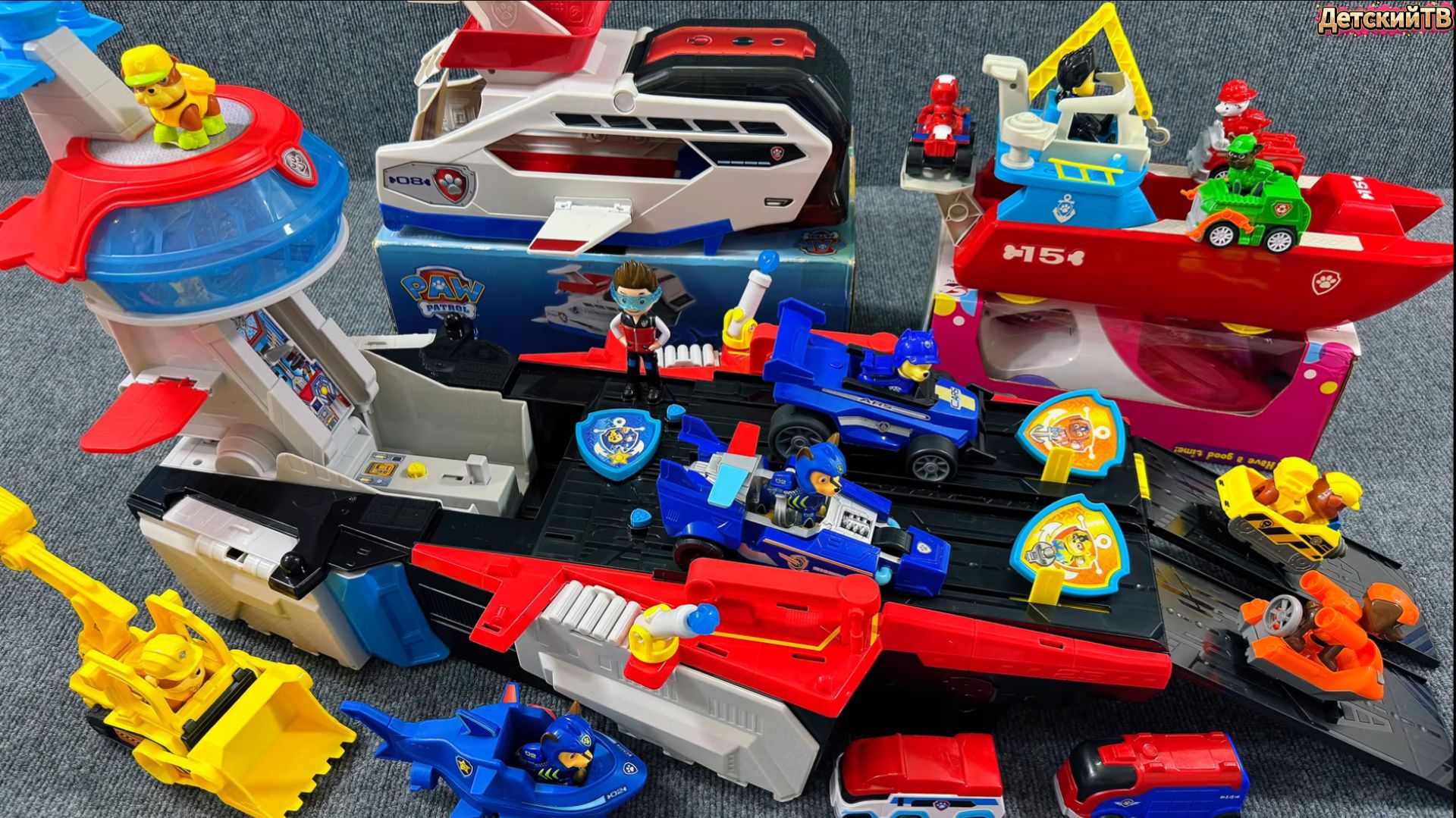 Мультики для детей Щенячий Патруль Корабль!