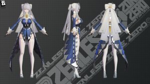 ZZZ (Zenless Zone Zero) 2.7: рендер модельки Велины