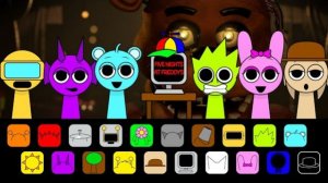 ПЯТЬ НОЧЕЙ С ФРЕДДИ СПРУНКИ РЕМИКС! НАРОДНЫЕ МУЗЫКАНТЫ ИЗ ГРУППЫ СПРУНКИСОВ SPRUNKI FNAF REMIX