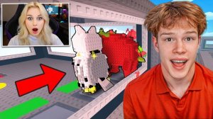 ИГРЫ НА РАЗДЕВАНИЕ С ДЕВУШКОЙ В STEAL A BRAINROT 😂 ОНА В ШОКЕ…😱