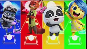 Тайлс Хоп: Крейзи Фрог против Ника Уайлда и Малыша Панды 🎵 Кто победит в битве ритма?