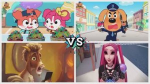 ШЕРИФ ЛАБРАДОР против ВЕСЕЛОГО КОЗЛИКА 🐶🐐 ВЕСЕЛЫЙ ТАНЕЦ: Смешные МУЛЬТИКИ ✨🚀