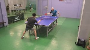 Ким А. (602) - Чавыкин В. (475) Первая Лига "С" 21.03 настольный теннис Клубный Чемпионат СПб