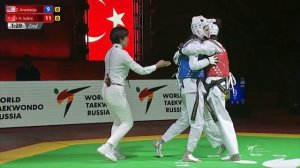 Обзор боя  ЖЕНСКАЯ ЗАРУБА  ТХЭКВОНДО  Anastasija ZOLOTIC - Hatice Kubra ILGUN
