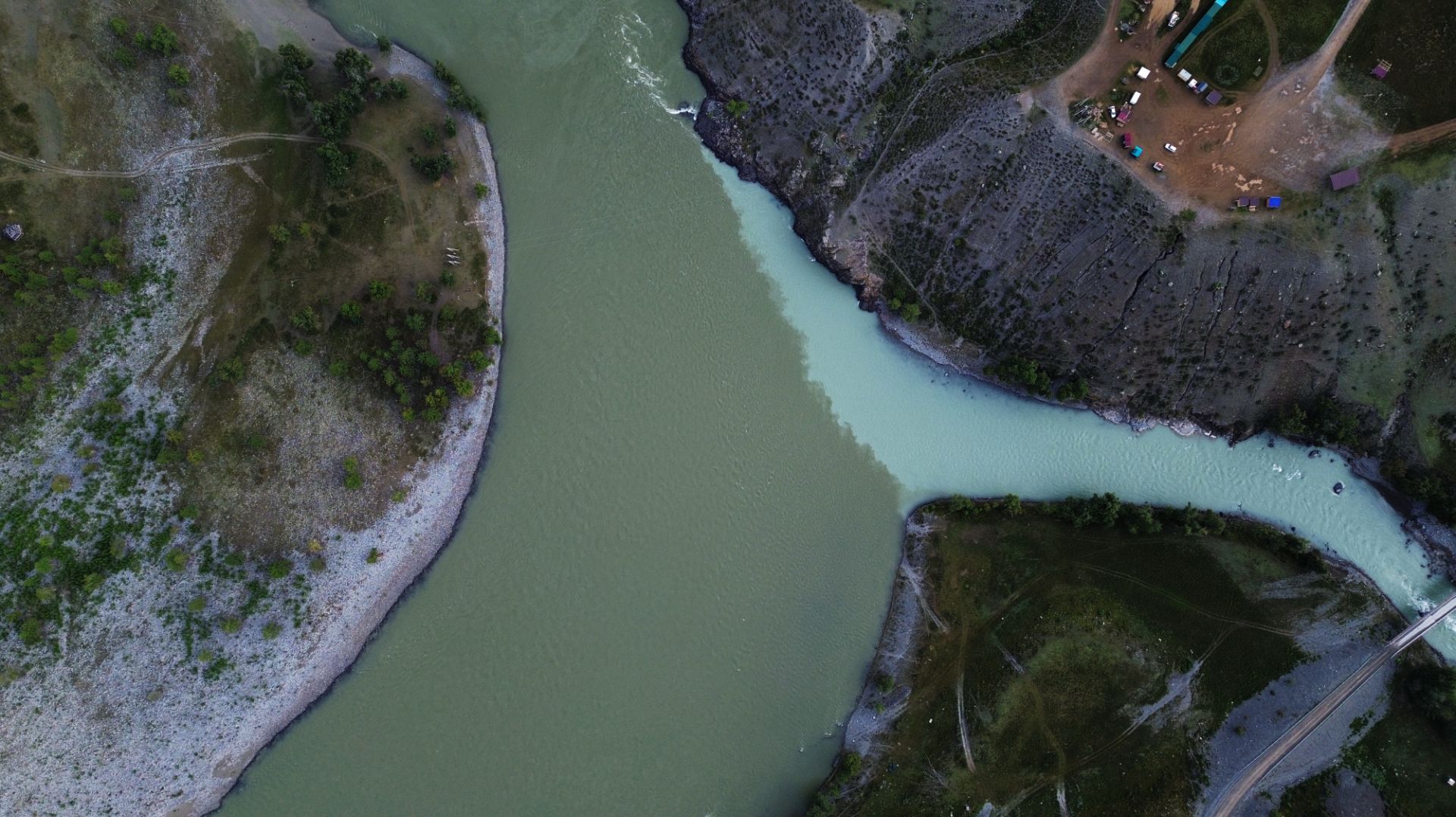 Горный Алтай - Слияние Чуи и Катуни