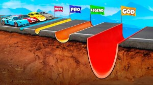 Как далеко тачка сможет проехать по перевернутым лежачим полицейским в гта 5