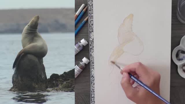 ОСНОВЫ АКВАРЕЛЬНОЙ ЖИВОПИСИ 🎨 Техника рисования