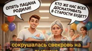 Опять пацана родили! Кто же нас всех досматривать будет...