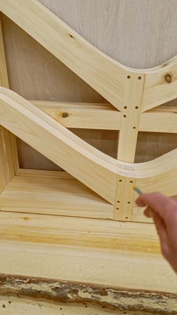 Анатомический лежак для бани, сауны, дачи (каркас 180см)