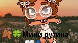 Мини вечерняя рутина🍀🍂🍃🐾🤍