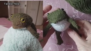 ❗Лягушонок вязаный спицами//свяжем вместе лягушку. МК