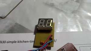 Таймер для кухни 1-90мин. на Attiny2313