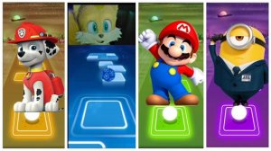 Щенячий Патруль против Соника и Супер Марио Миньонов — Тайлс Хоп: