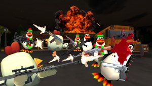 Побег От Пингвинов В Чикен Ган 2 Серия