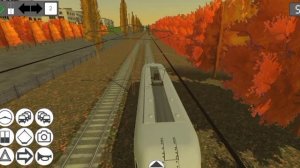 катаюсь по второму маршруту в сторону депо. заезд в депо! микро трамвай симулятор