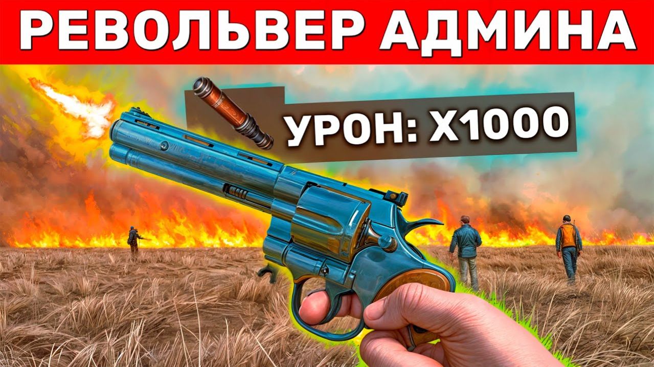 НОВЫЙ РЕВОЛЬВЕР АДМИНА С ОГНЕННЫМ РАКЕТАМИ! Админ Патруль и Троллинг Читеров в RustРаст!
