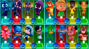 МЕГАМИКС Герои в масках ⚡️ Coffin Dance в Tiles Hop lvl 9-12 - Мультик PJ Masks