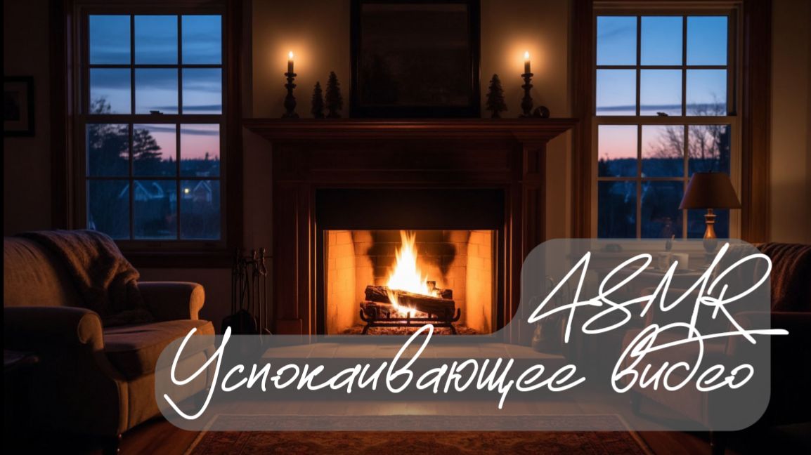 Звук камина | Звук огня | Треск дров| Успокаивающие звуки для сна | Успокаивающее видео | ASMR