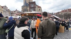 ⭐ Прага. Пасхальный рынок на Староместской площади 2026 | Чехия 4K