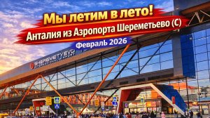 Мы летим в Турцию АК Southwind. Шереметьево, терминал С - Анталия 2026. Регистрация, контроль и цены