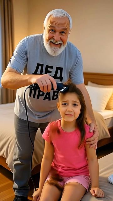 Бесплатная стрижка от деда!