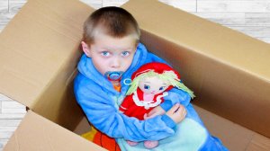 Маленький Дамик устроил веселые соревнования