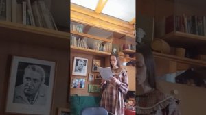 День поэзии на литературно-творческой встрече с Анной Герасименко в Музее-квартире Михаила Луконина